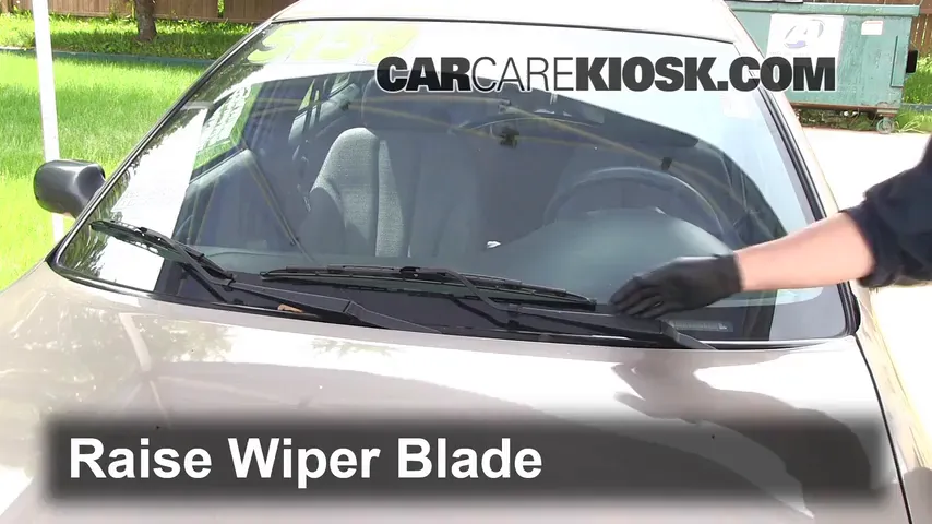 Front Windshield Wiper Blade Change: 2002 Chevrolet Cavalier 2.2L 4 Cyl ...